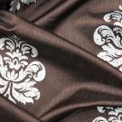 Фото ткань портьерная с рисунком дамаск Murano PA2160/17 цвет шоколадный
