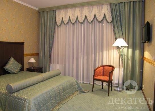 Фото штор в президентском люксе гостиницы "Восход" г. Междуреченск