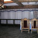 Фото текстильного оформления ресторана "Сибирская тройка" г. Новосибирск