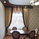 Классические шторы для кухни-столовой фото
