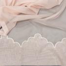 Фото вуаль однотонная с декоративным низом Camille Vual PUDRA цвет розовый