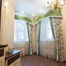 Фото шторы для кухни загородного дома в стиле прованс 2018
