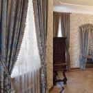 Фото шторы для гостиной загородного дома 2018