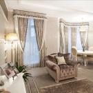 Фото штор для гостиной Неоклассика 2020