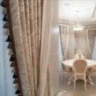 Фото штор для гостиной Неоклассика 2020