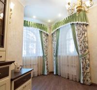 Фото шторы для кухни загородного дома в стиле прованс 2018