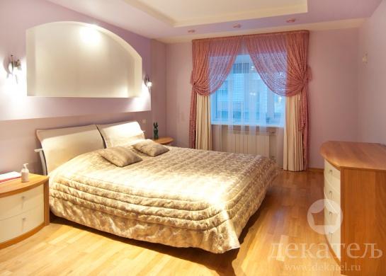 Шторы в спальню из кружева