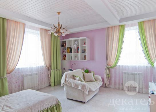 Фото фантазийные шторы в детскую девочки