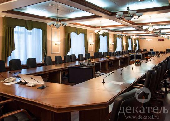 Фото Шторы в большой конференц-зал Управления ЗСЖД