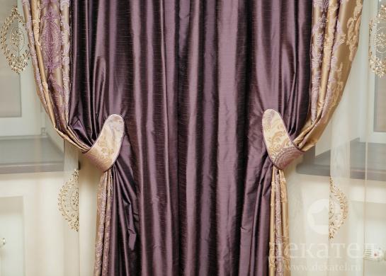 Фото штор для гостиной загородного дома