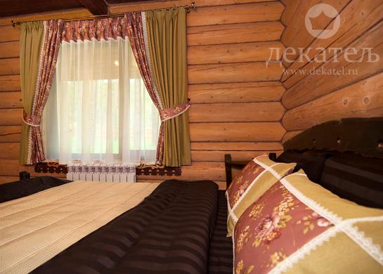Фото текстильный дизайн номера базы отдыха "Сказка Алтая"