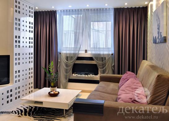 Фото шторы для гостиной в современном стиле 2017 