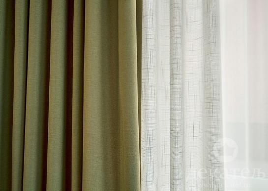 Фото фрагмент штор для столовой загородного дома 2017