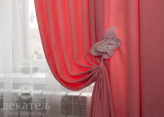 Фото фрагмент штор для детской девочки в современном стиле 2018