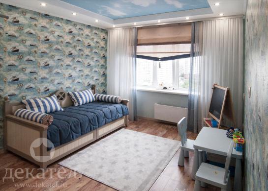 Фото штор для детской в морском стиле 2019