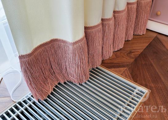 Фото отделка бахромой штор для детской 2022